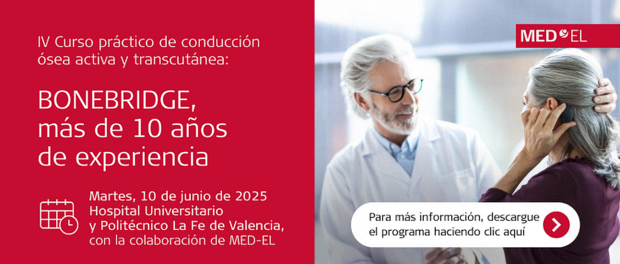 IV Curso práctico de conducción ósea activa y transcutánea